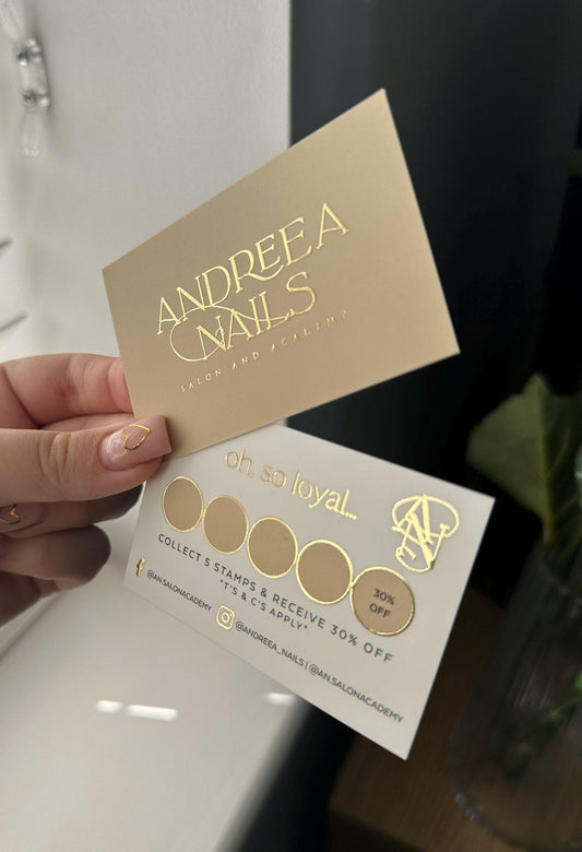 Loyalty Cards | 500 GSM | Foil & Spot UV Options | 90 × 54 mm