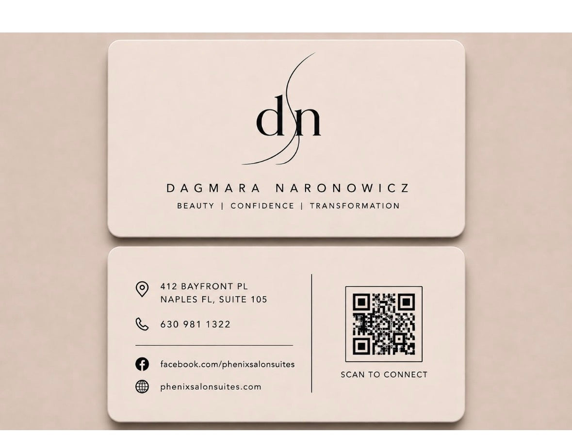 Custom made 300 business cards with 500 gsm thickness