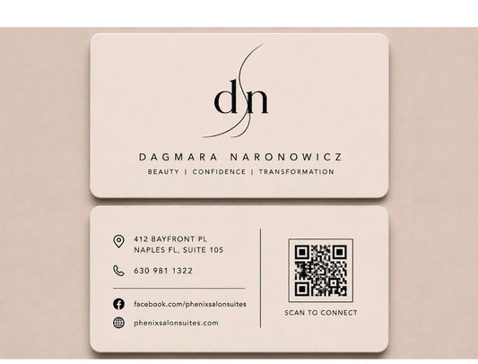 Custom made 300 business cards with 500 gsm thickness