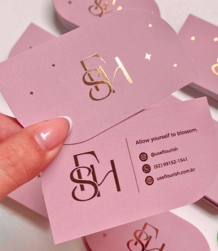Premium Foil Business Cards | 500 GSM | 5 Foil Color Options | Spot UV Available