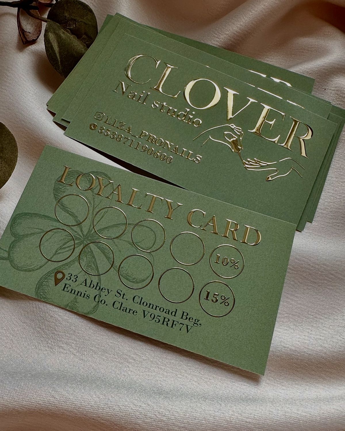 Luxury Loyalty Cards | 800 GSM | Gold Foil & Spot UV | MOQ 500