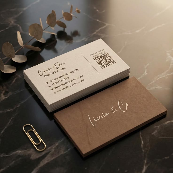 Standard Business Cards | 300 GSM | Double-Sided Printing | Matte & Gloss Finish