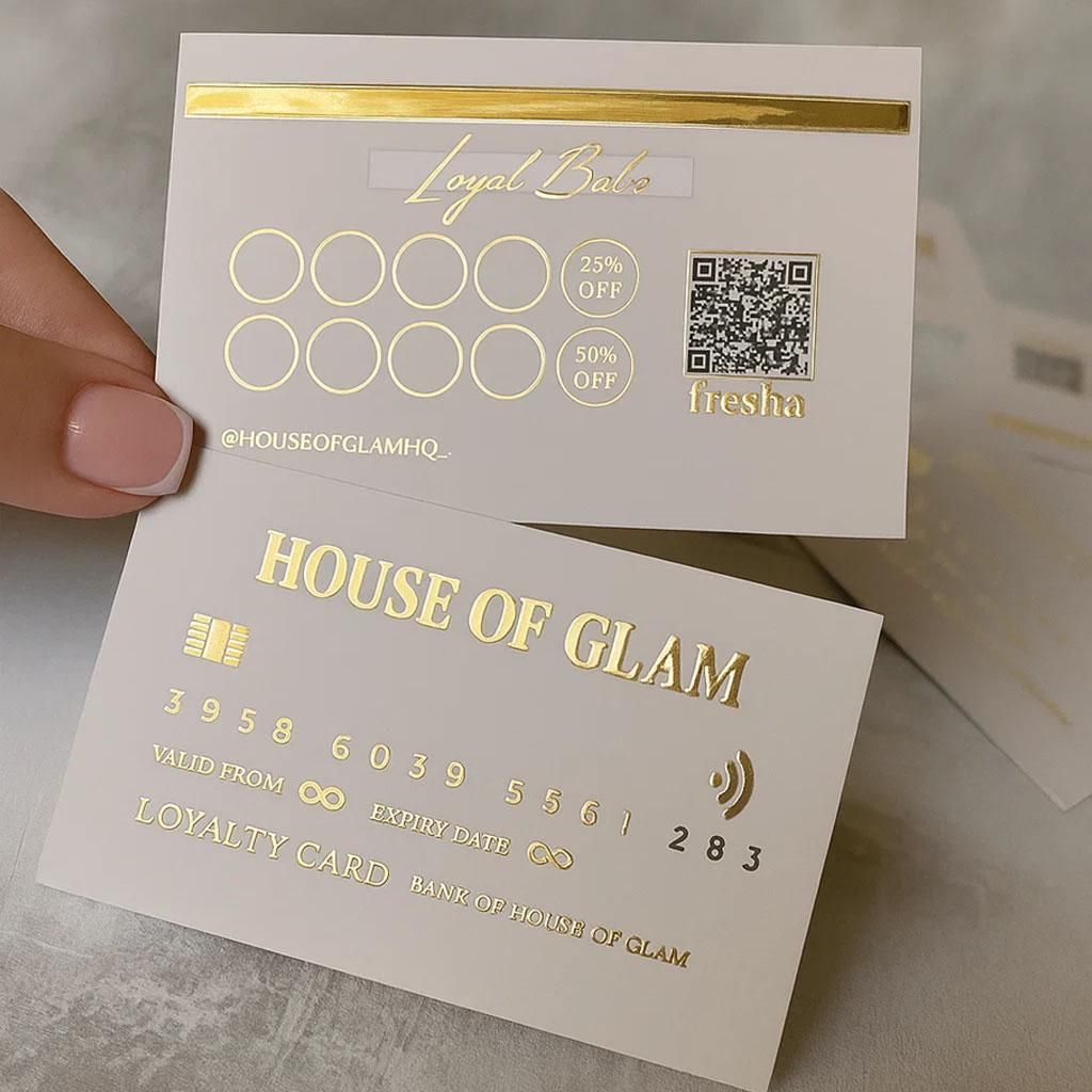 Loyalty Cards | 500 GSM | Foil & Spot UV Options | 90 × 54 mm