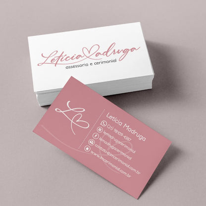 Standard Business Cards | 300 GSM | Double-Sided Printing | Matte & Gloss Finish
