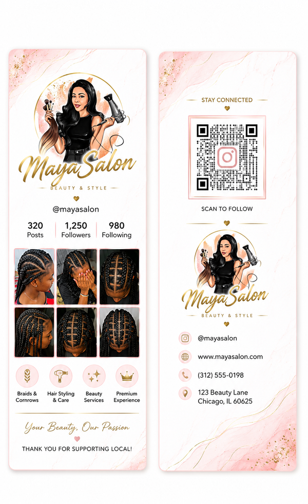 100 custom made premium business cards with gold foil and raised spot uv