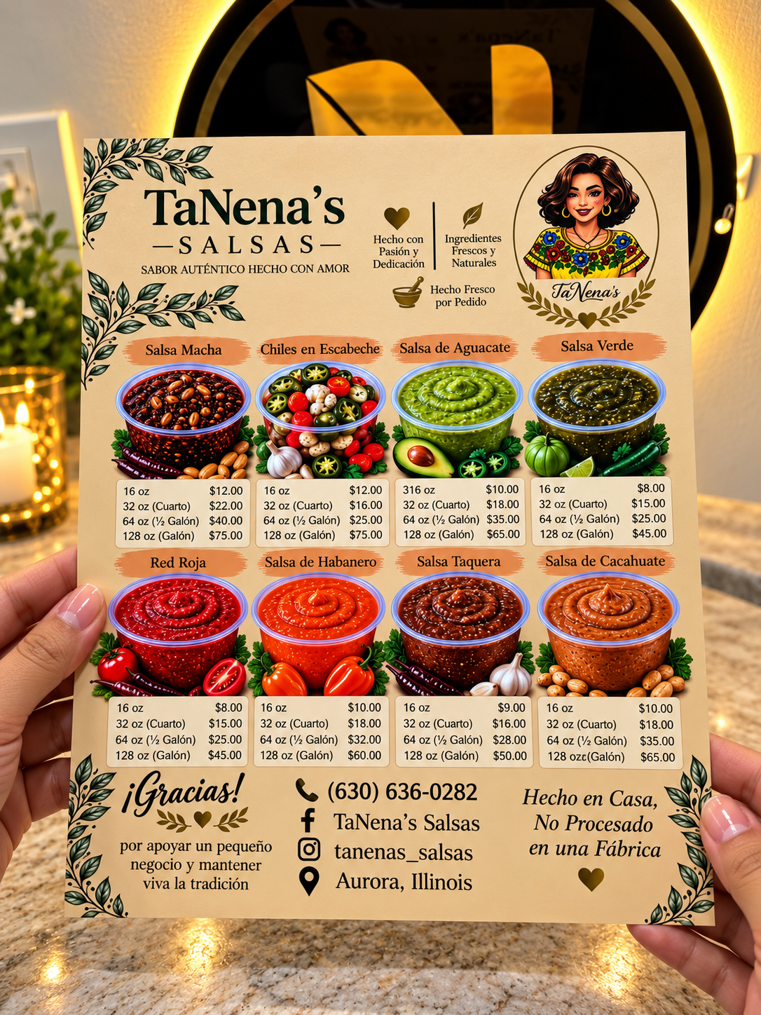 500 Custom Printed Menu Cards 8.5" x 11", Double-Sided Printing, Matte Finish