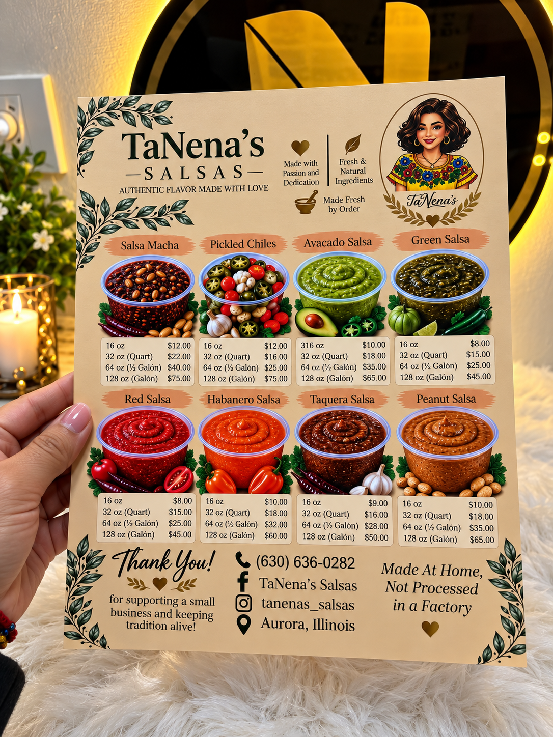 500 Custom Printed Menu Cards 8.5" x 11", Double-Sided Printing, Matte Finish