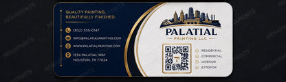 Custom 500 business cards for palatial painting