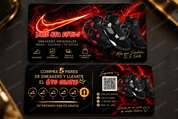 100 custom made premium business cards with gold foil and raised spot uv on matte base
