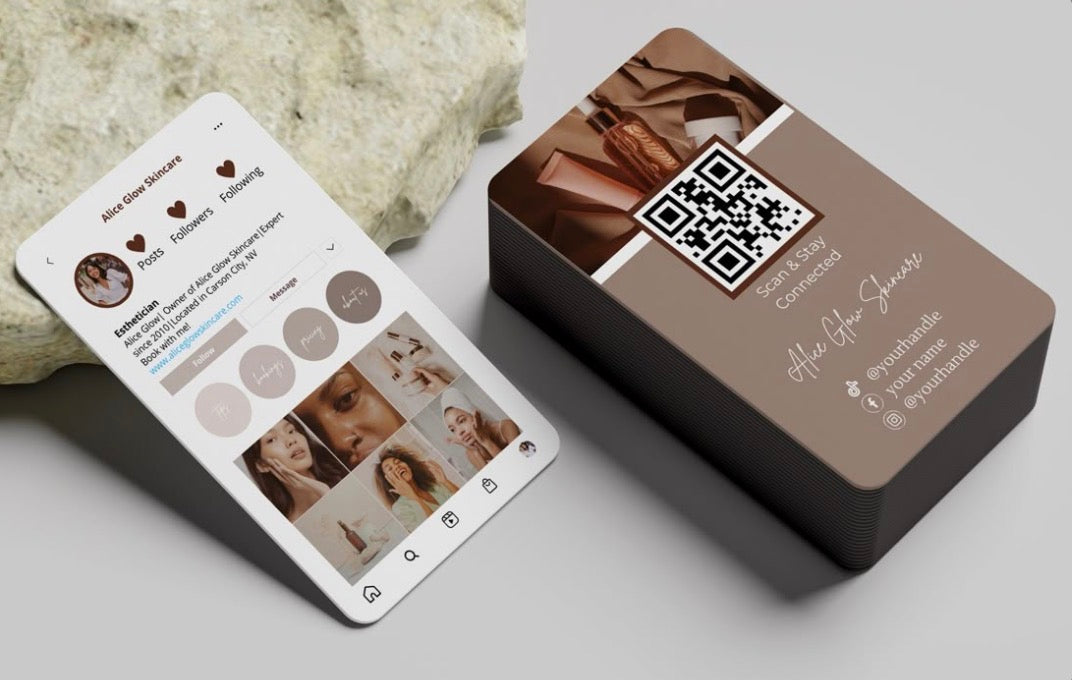 Instagram Design Cards | Premium 500 GSM | Foil Finish | MOQ 500
