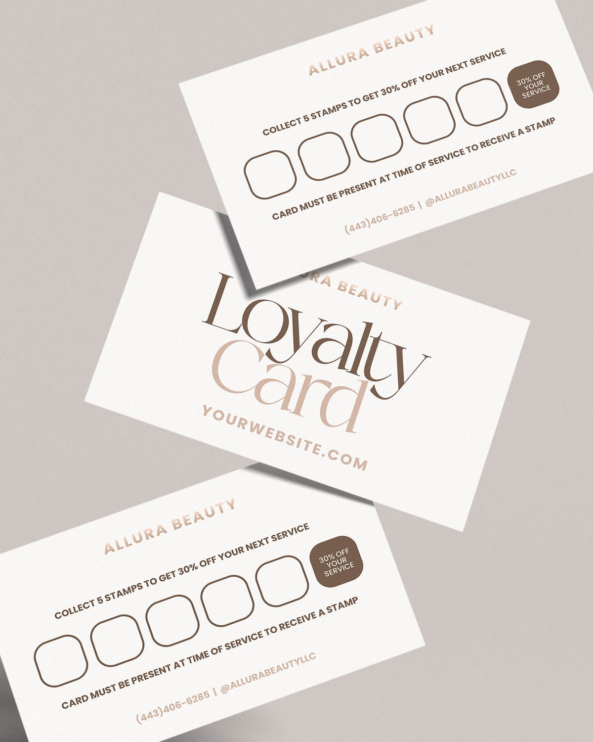 Custom Loyalty Cards | 300 GSM | Matte & Gloss Finish | 90 × 54 mm