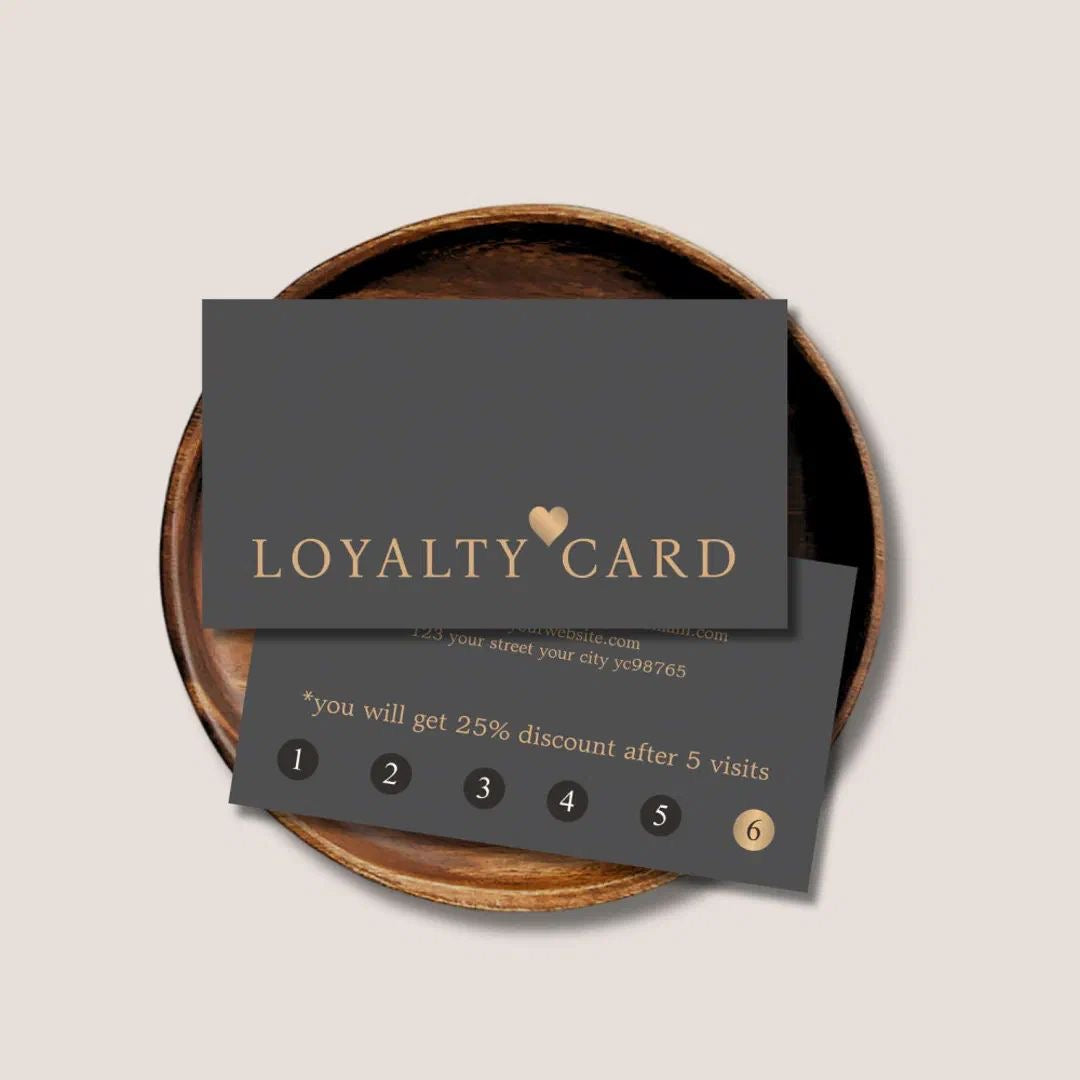 Custom Loyalty Cards | 300 GSM | Matte & Gloss Finish | 90 × 54 mm