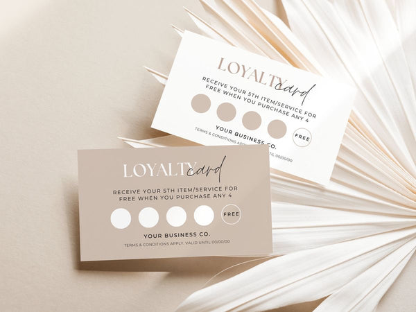 Custom Loyalty Cards | 300 GSM | Matte & Gloss Finish | 90 × 54 mm