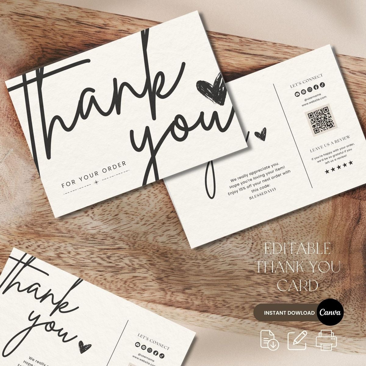 Personalized Thank You Cards | Custom Appreciation Cards for Business, Weddings & Special Events