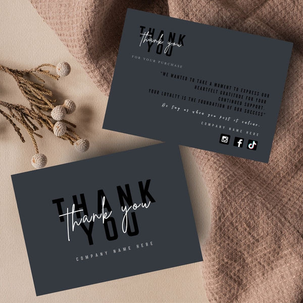 Personalized thank you cards for business and weddings NexaPrints