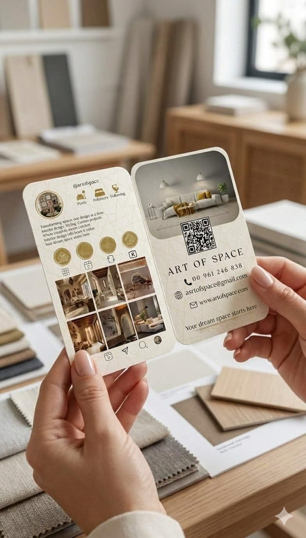 Instagram Design Cards | Premium 500 GSM | Foil Finish | MOQ 500